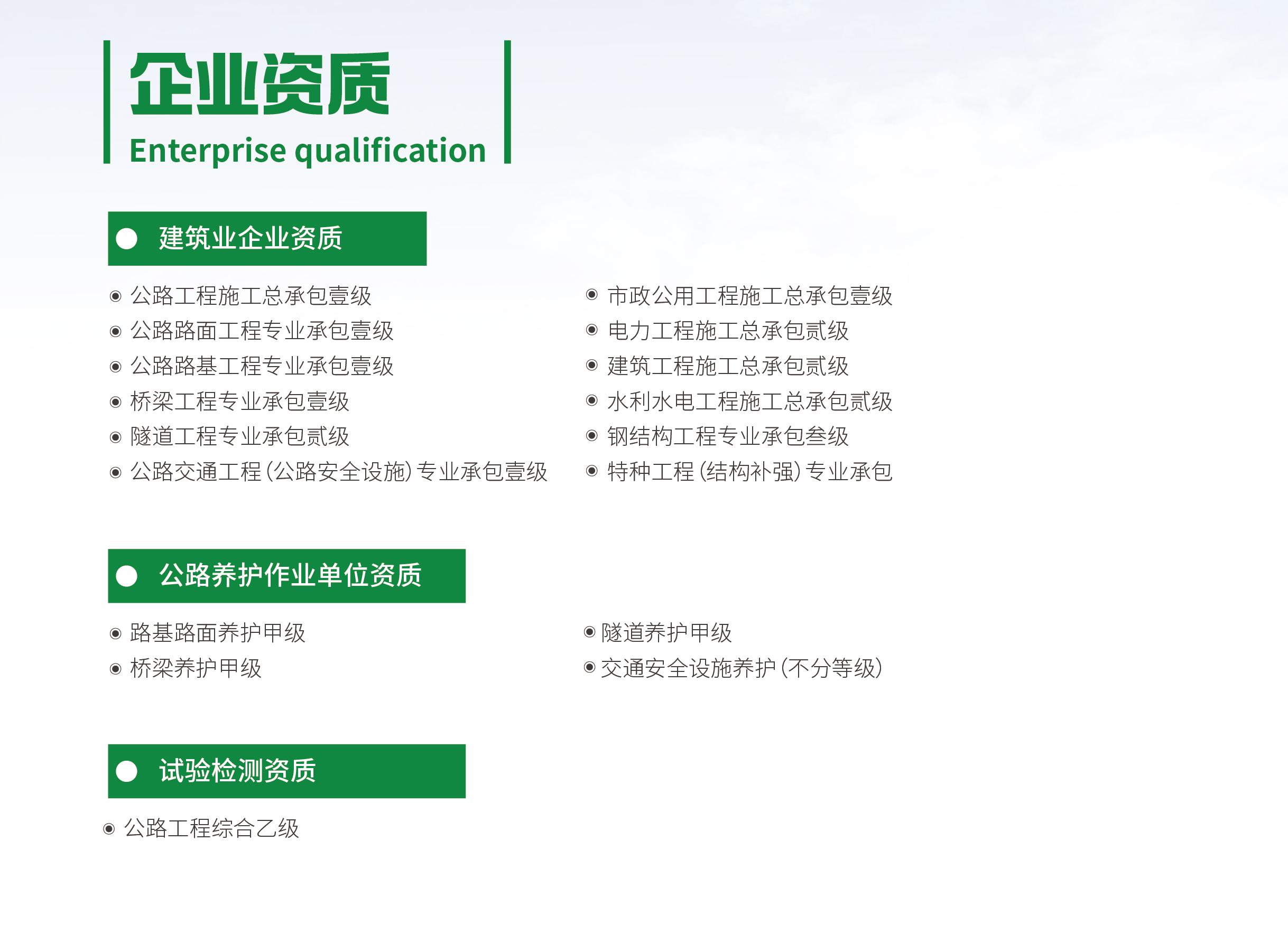 企业资质